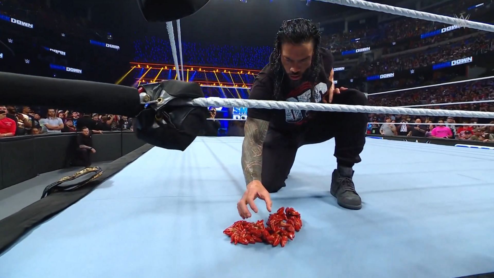 The time has come for a true Tribal Chief to wear the sacred tribal necklace (Image Credit: WWE on X)